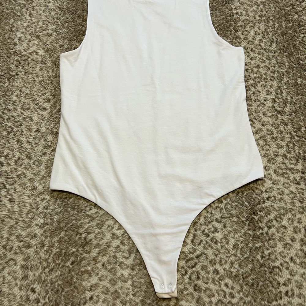 Nuuds Cotton Stretch Classic Crewneck Tank Bodysuit
